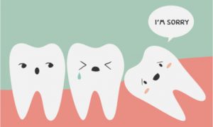 wisdom tooth affecting neighbor tooth and causing pain